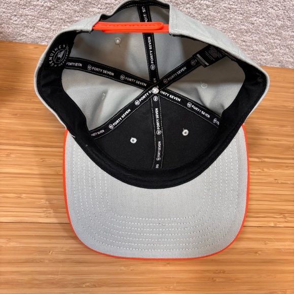 San Francisco Giants Hat Snapback Tan And Orange  '47 Brand Baseball MLB Logo - Picture 5 of 7